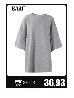[EAM] Women Black Side Lace Spliced Big Size Elegant T-shirt New Turtleneck Long Sleeve Fashion Tide Spring Autumn 2025 1DJ2588