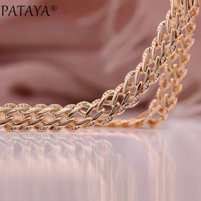Rose Gold Tone Fine Chain Necklace
