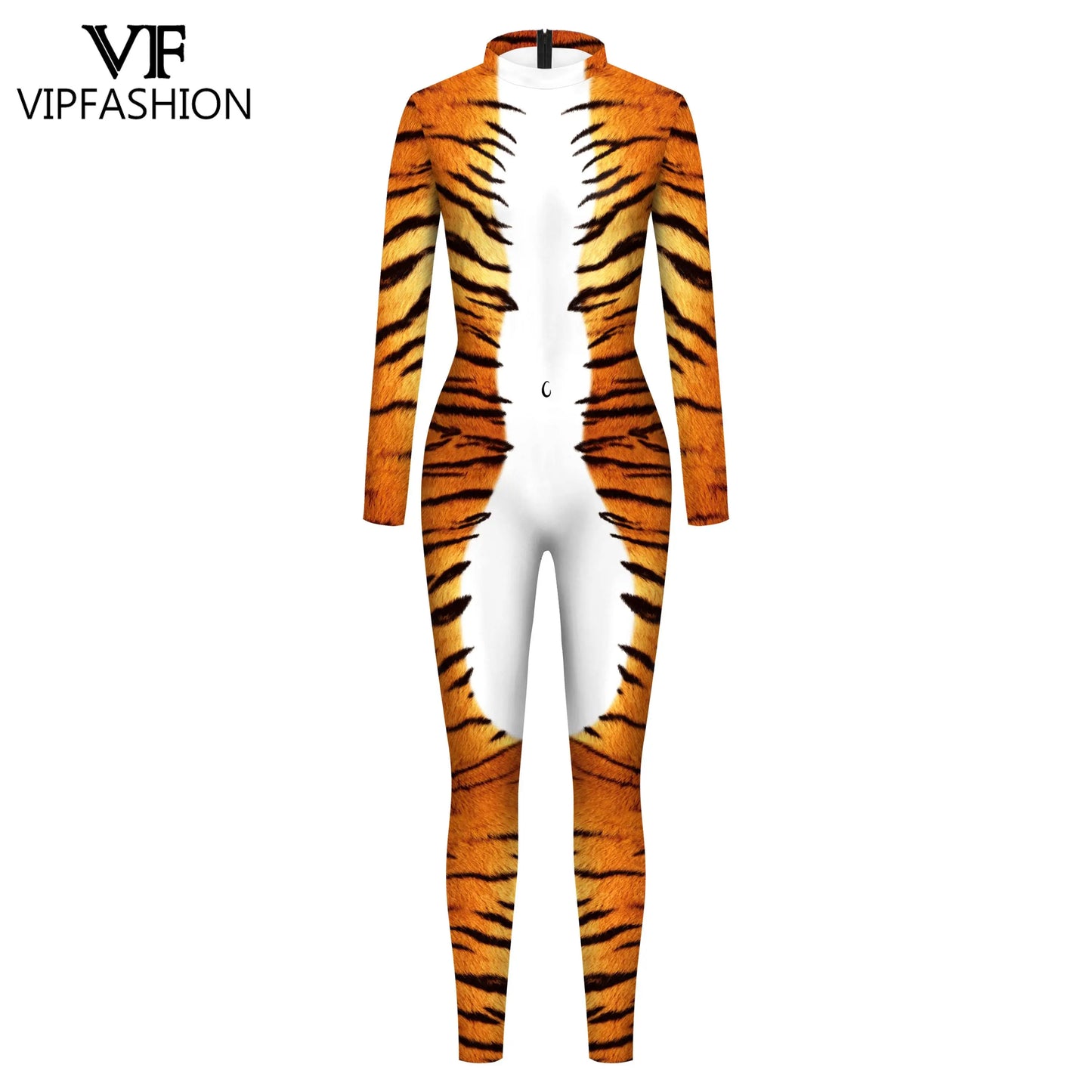 Deluxe Family Matching Tiger Cosplay Bodysuit for Women