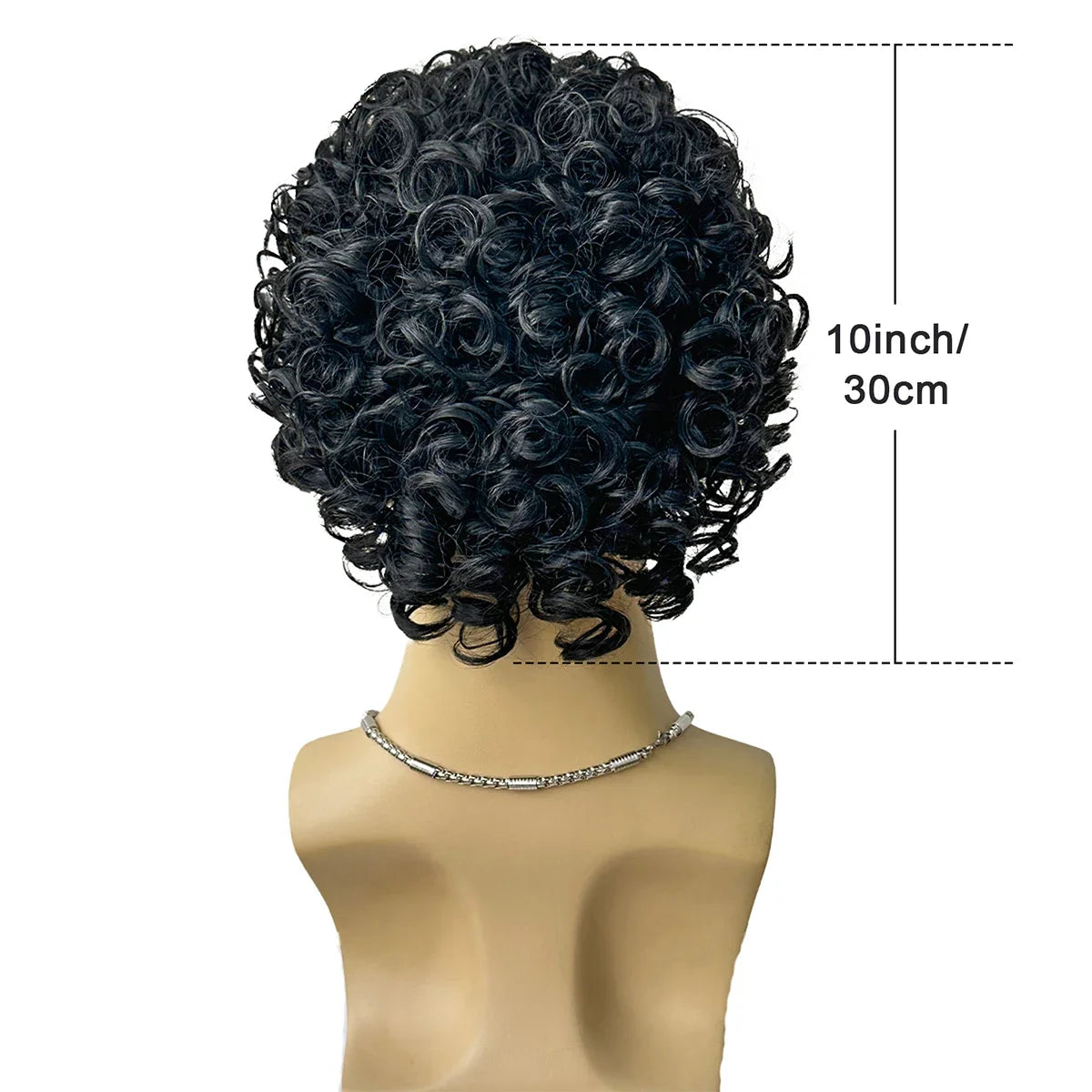 Layered Curly Afro Synthetic Wig