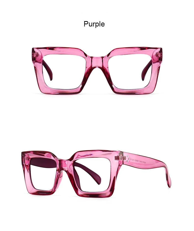 Vintage Square Blue Light Reading Glasses for Women