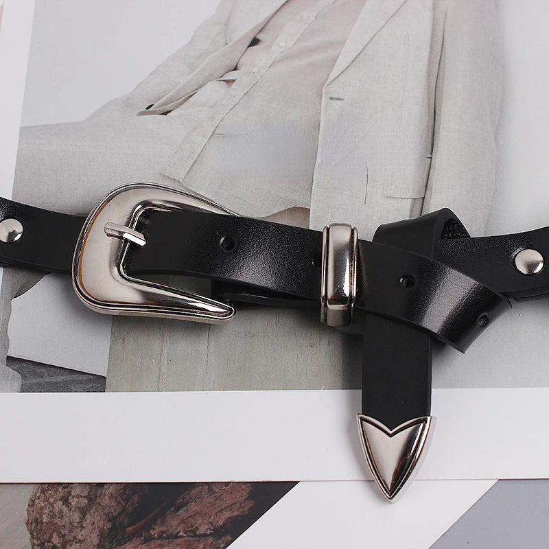 Trendy Gold Metal Decorative Waist Chain Belt for Women