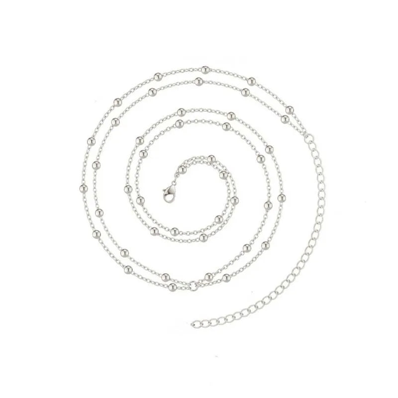 Beaded Double Layer Waist Chain