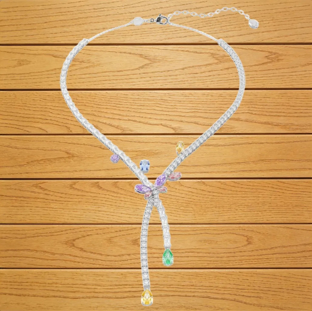 Dazzling Crystal Bridal Jewelry Set with Necklace for Women