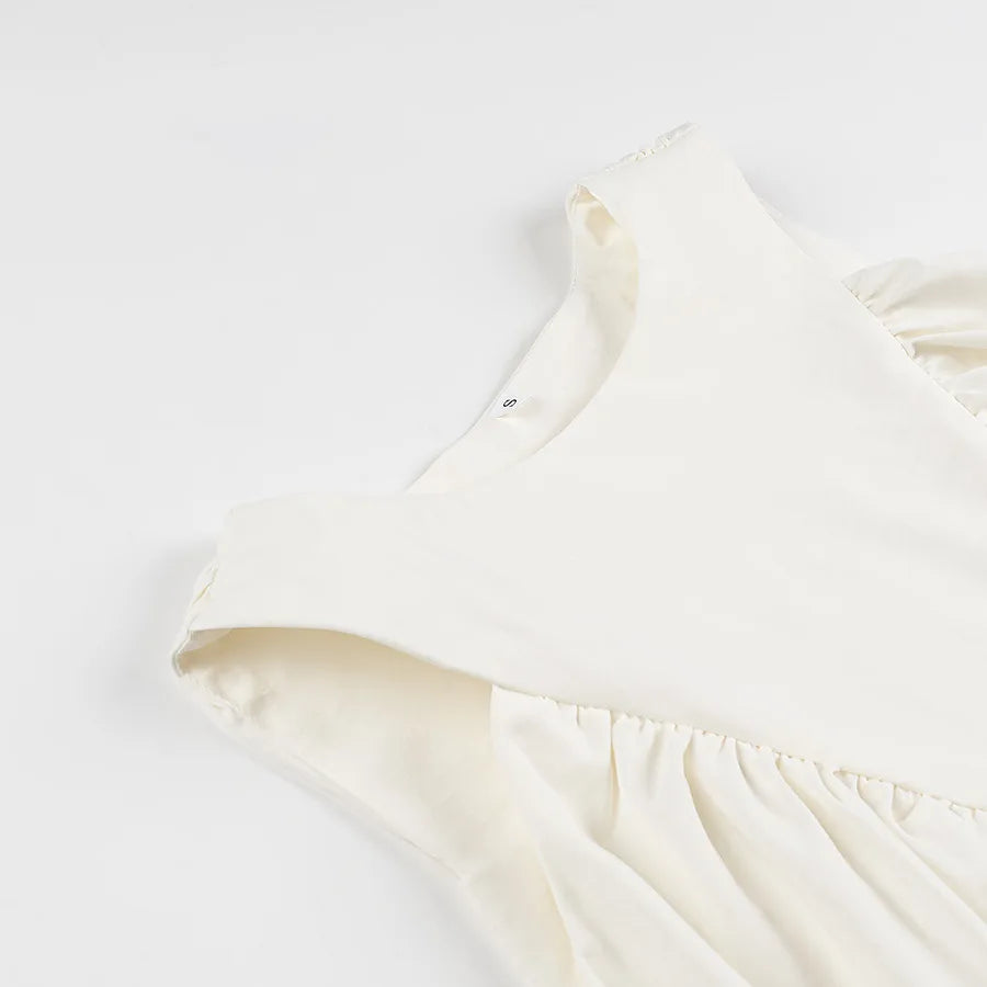 Versatile Casual Sleeveless Spliced Shirt for Women