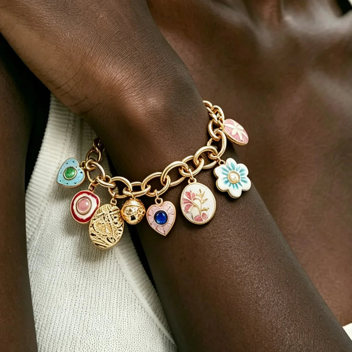 Medieval Enamel Jewelry Set