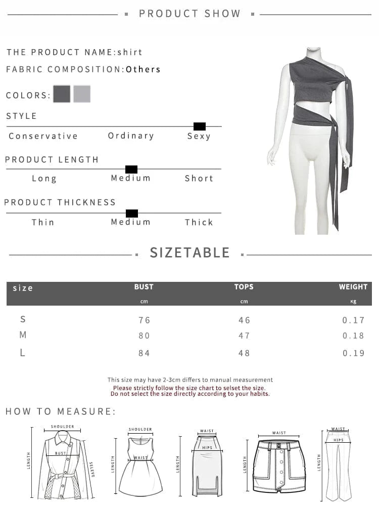 Weird Puss Hollow Bandage Tank Tops Women Ribbon One Shoulder Solid Sexy Summer Trend Wild Midnight Club Skinny Irregular Vest