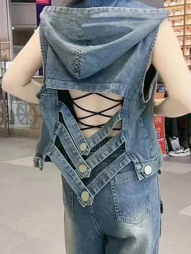 Lightweight Backless Casual Single Breasted Vest For Women