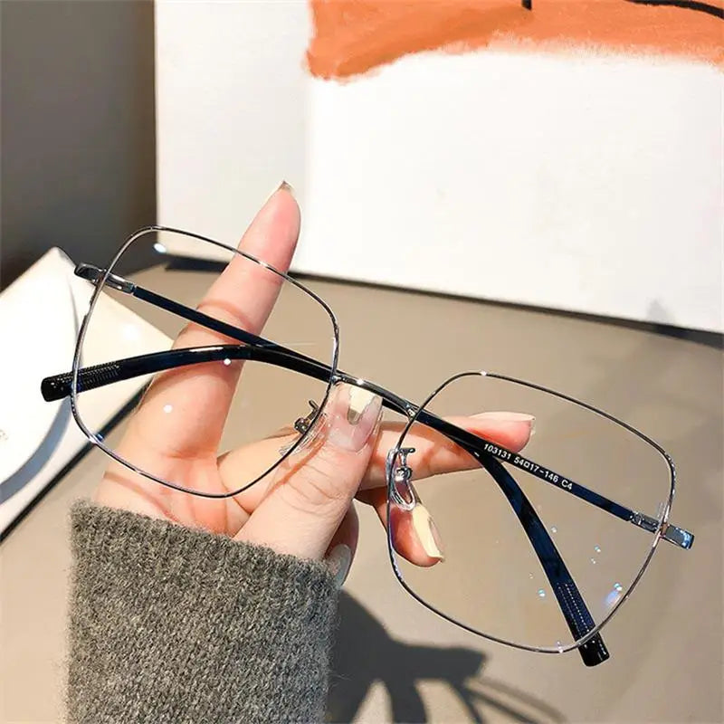 Anti Blue Light Oversized Square Glasses For Women