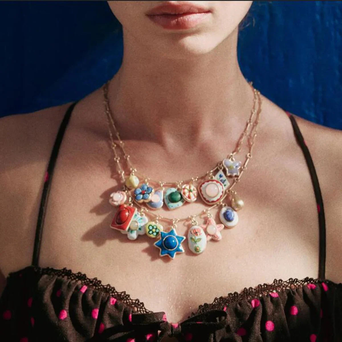 Medieval Enamel Jewelry Set