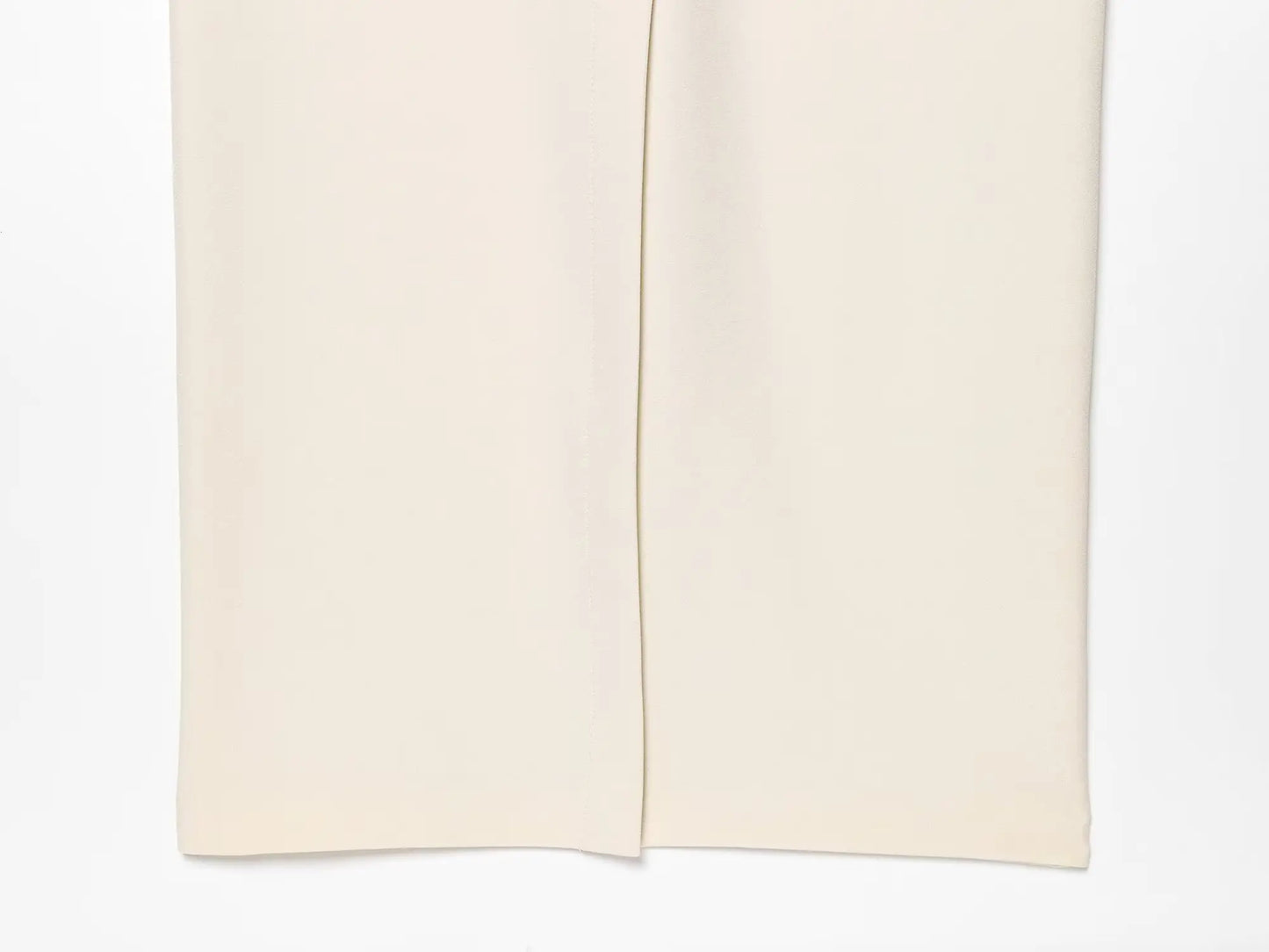 Sleek Belted Round Neck Classic Office Suit Set for Women