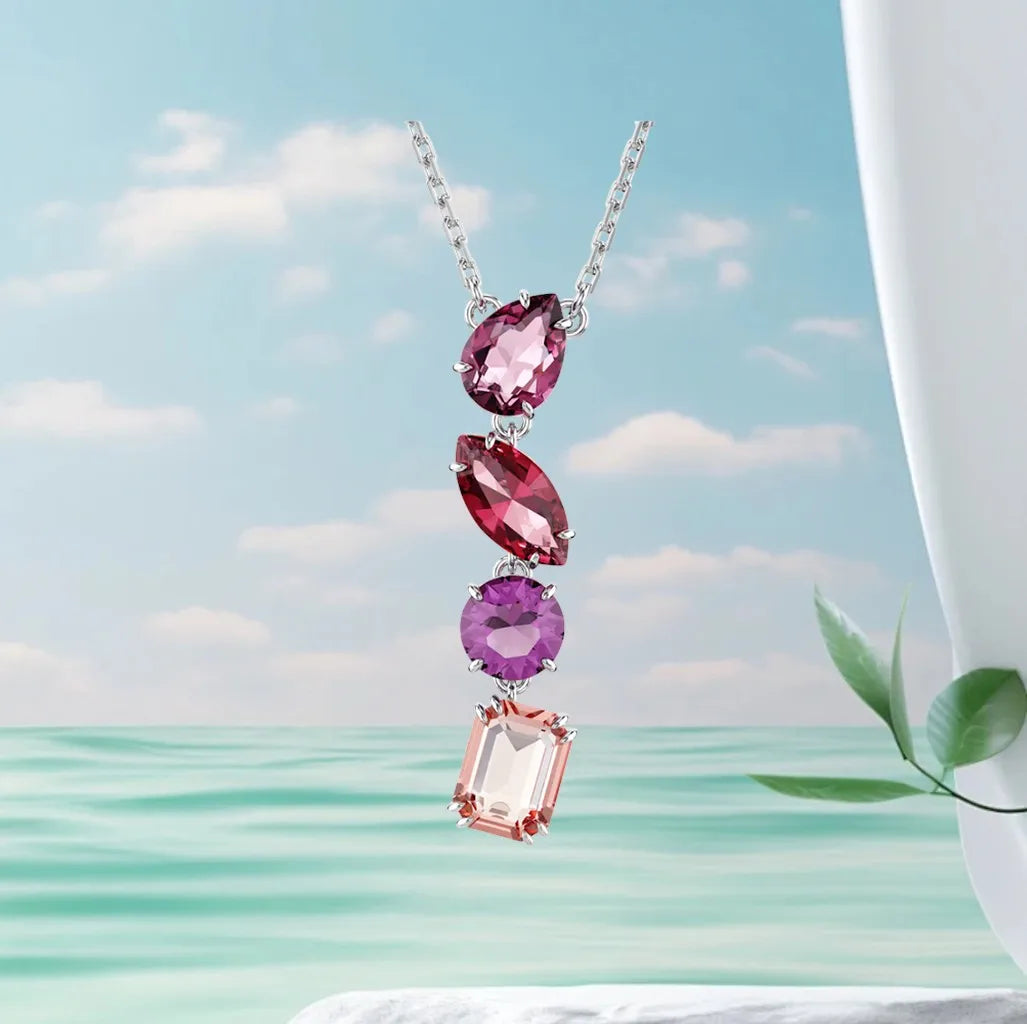 Mixed Cut Crystal Jewelry Set