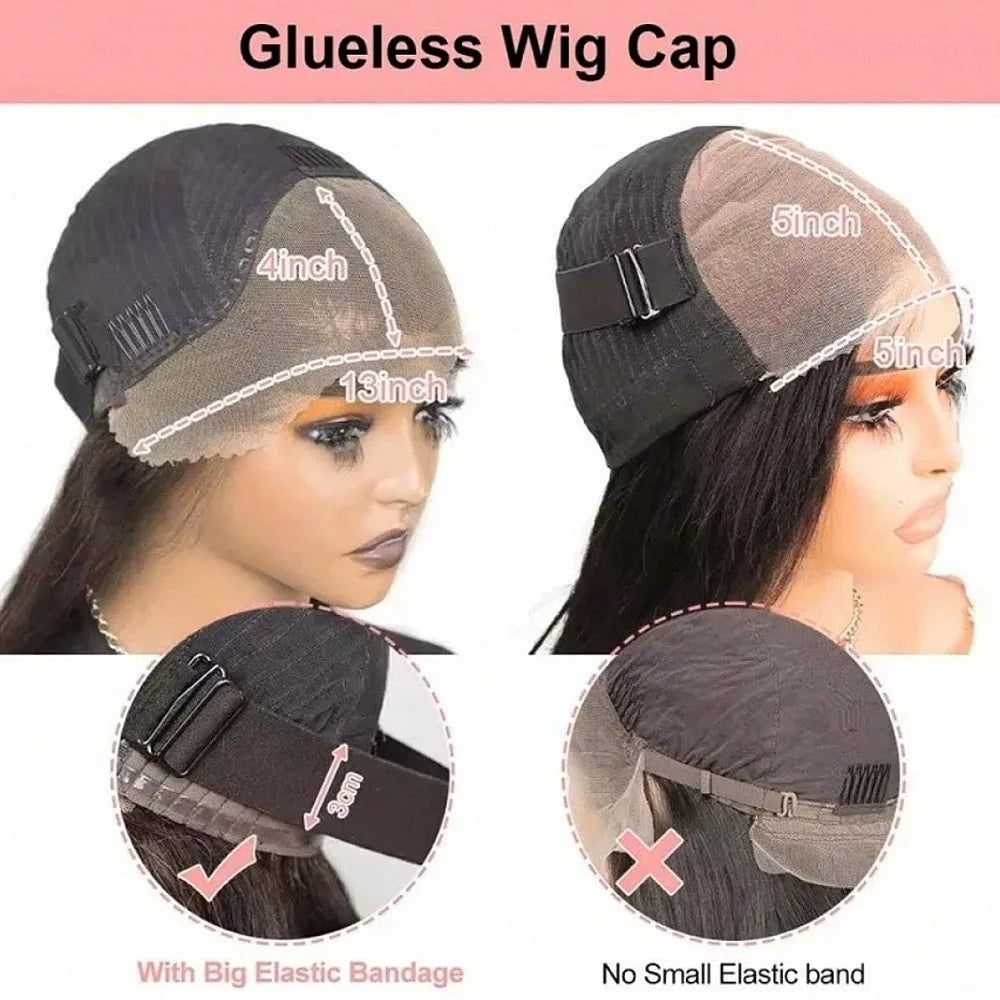 Transparent Glueless Body Wave Lace Front Wig for Women