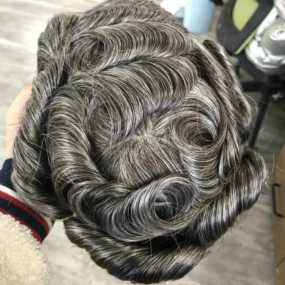Natural Hair Toupee With Undetectable Full Skin Base for Women