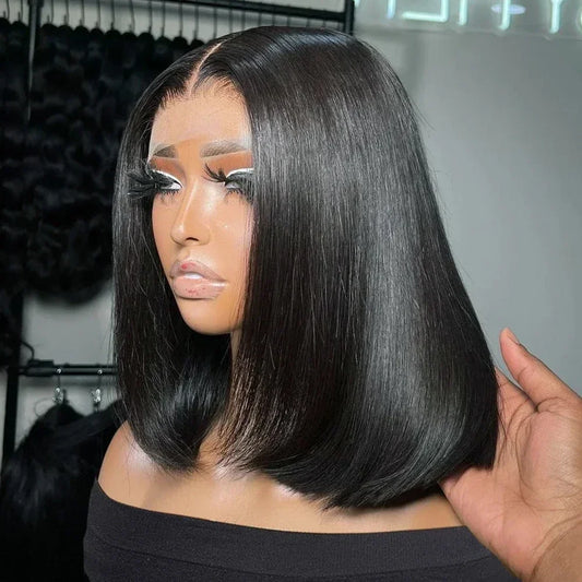 Sleek Bone Straight Bob Wig
