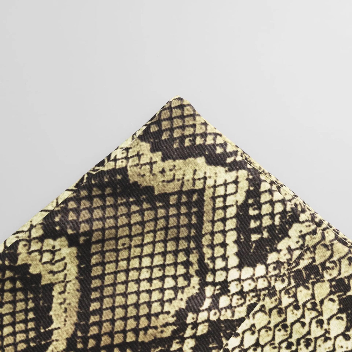 Snakeskin Patchwork High Waist Skirt