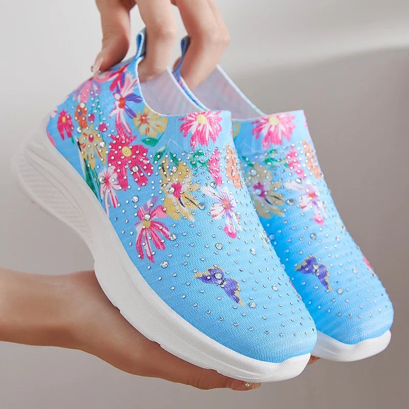 Shoes women 2025 new fashion fashion match color breathable single shoes women's shoes casual running shoes
