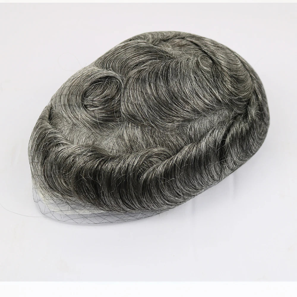 Premium Ultra Thin Invisible Human Hair Toupee for Women
