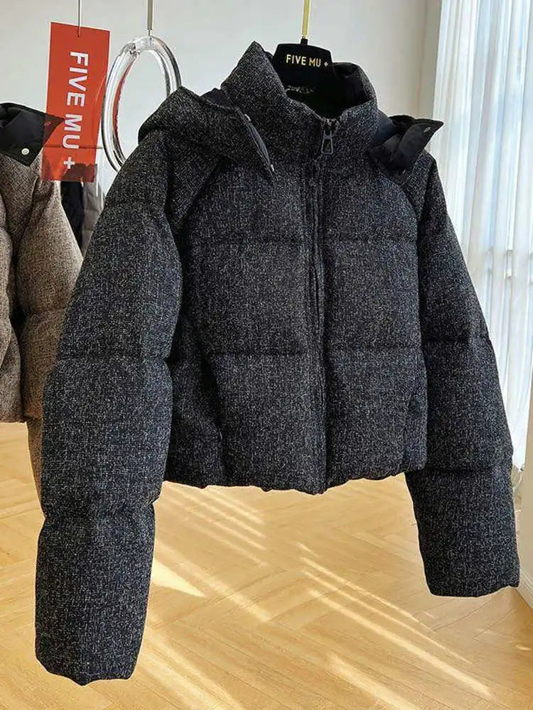 Korean Style Hooded Windproof Jacket