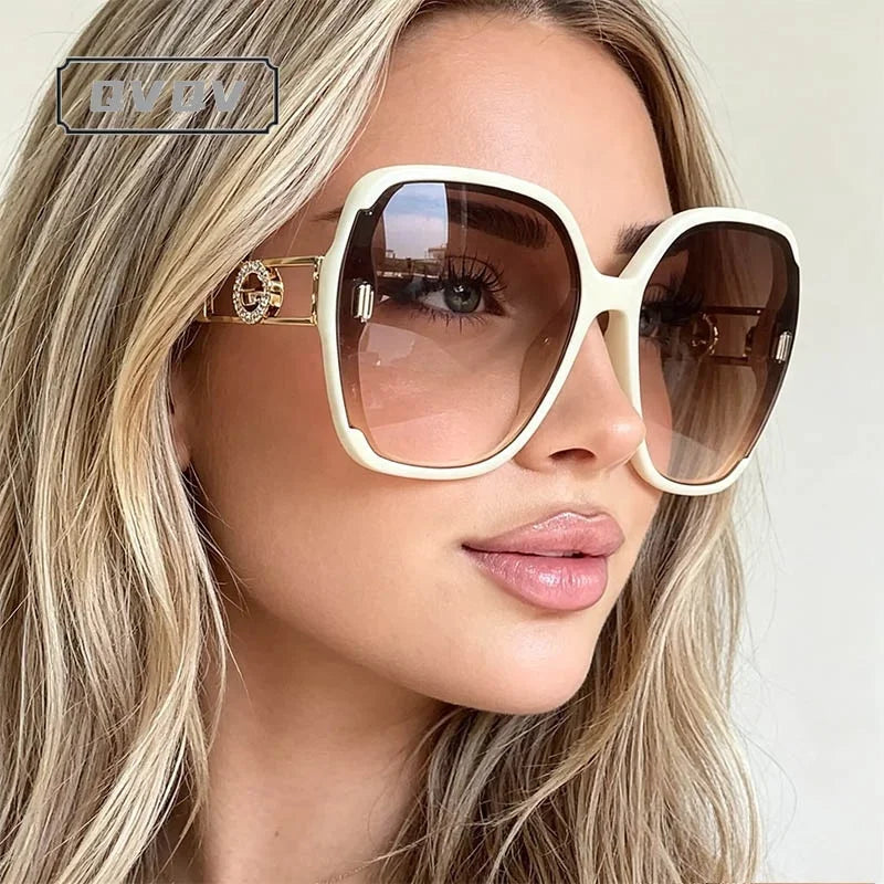 Oversized Square Gradient Sunglasses