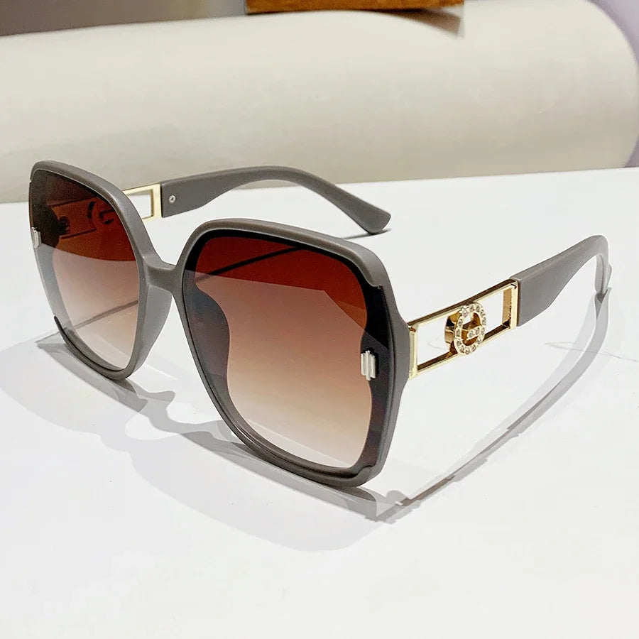 Oversized Square Gradient Sunglasses