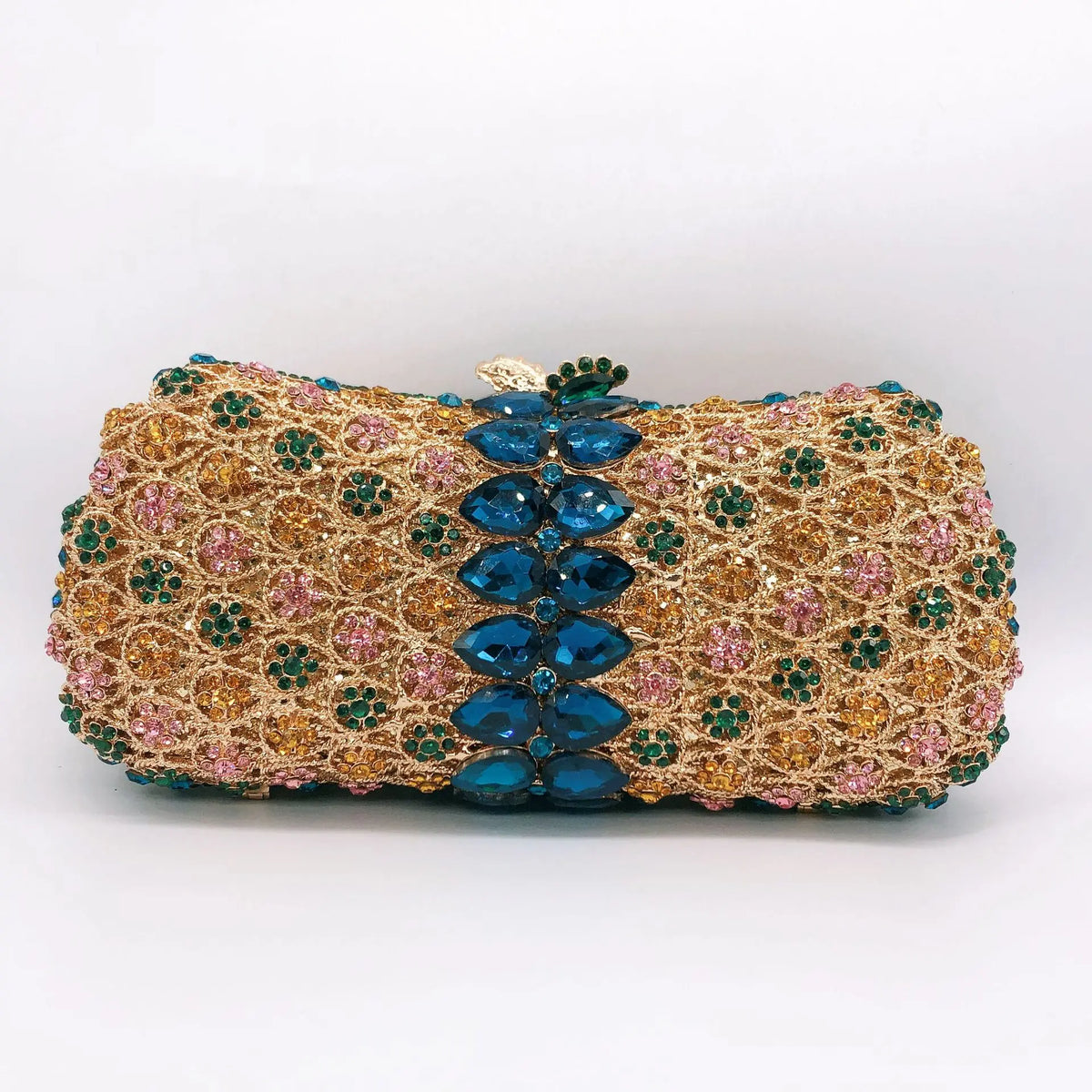 Hollow Rhinestone Evening Clutch Handbag for Women