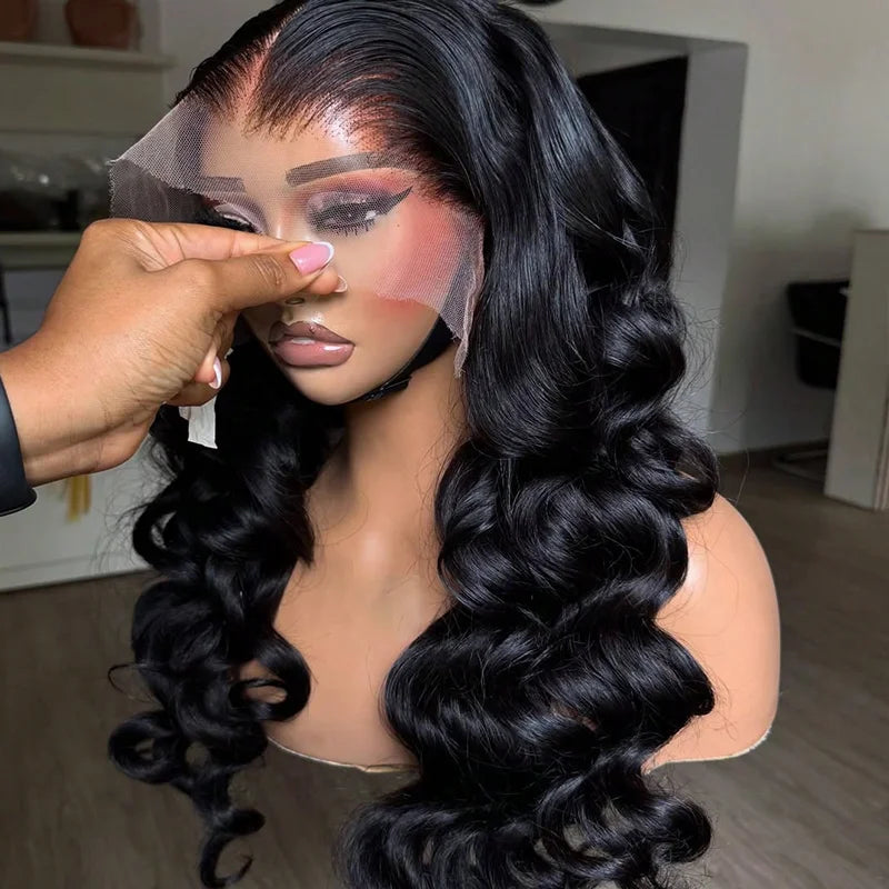 Pre Plucked Body Wave Glueless Lace Front Wig For Women