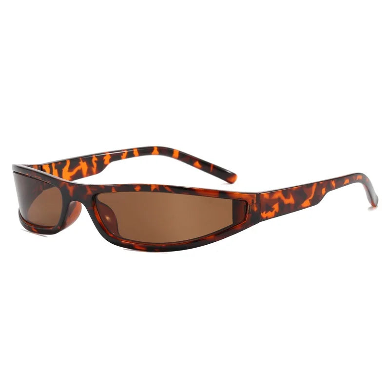 Y2K Wraparound Rectangle Sunglasses