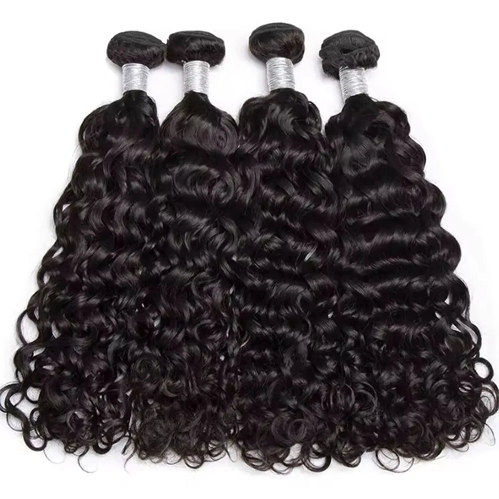 Natural Brazilian Deep Curly Human Hair Bundles for Women