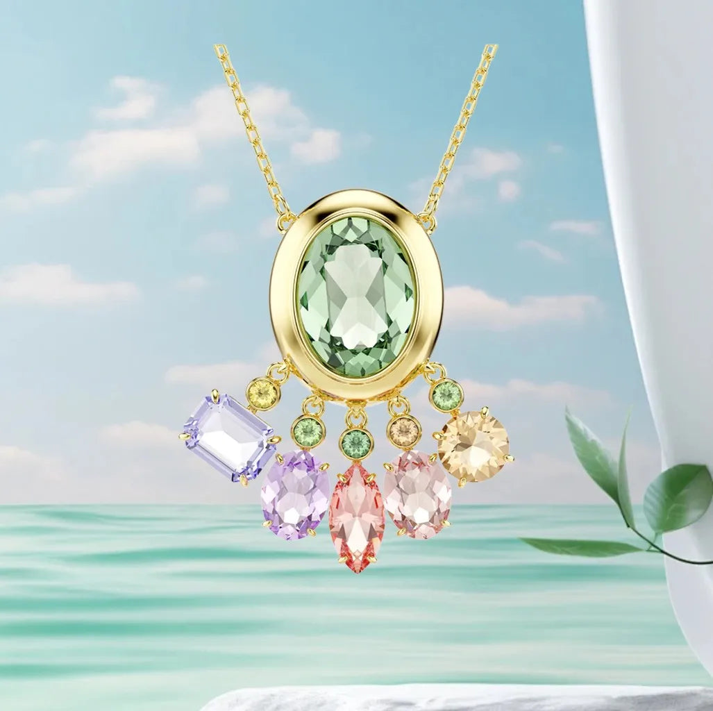 Mixed Cut Crystal Jewelry Set