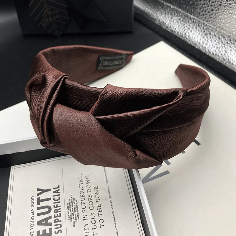 Retro Classic Wide Edge Headband Hair Clip for Women