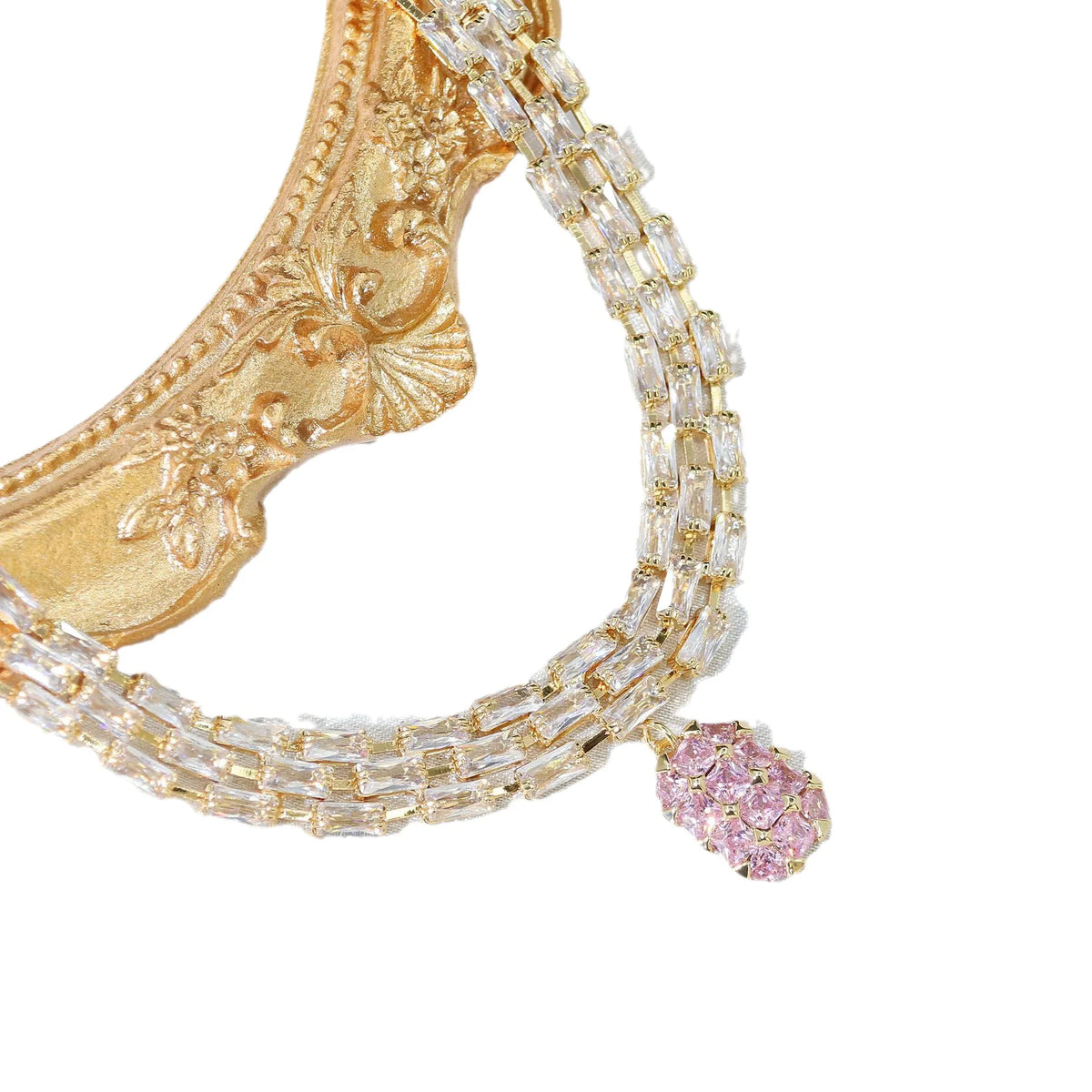 Elegant Bridal Zircon Statement Necklace for Women