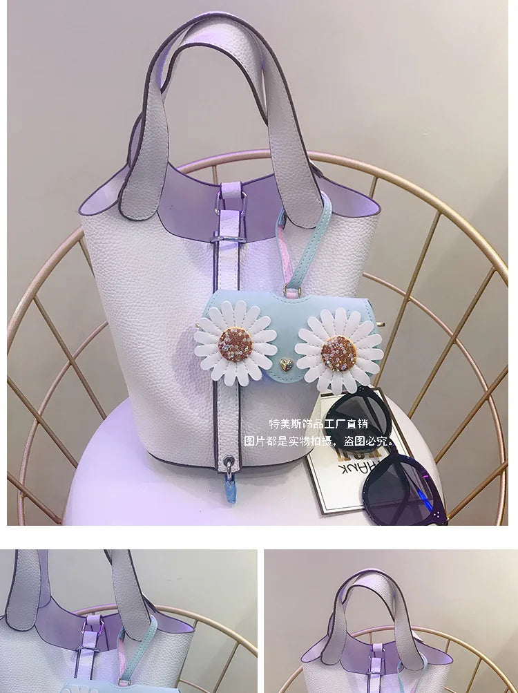 Diamonds cute glasses clip ins fashion sunglasses bag portable sunglasses case protective cover bag bag hanging jewelry