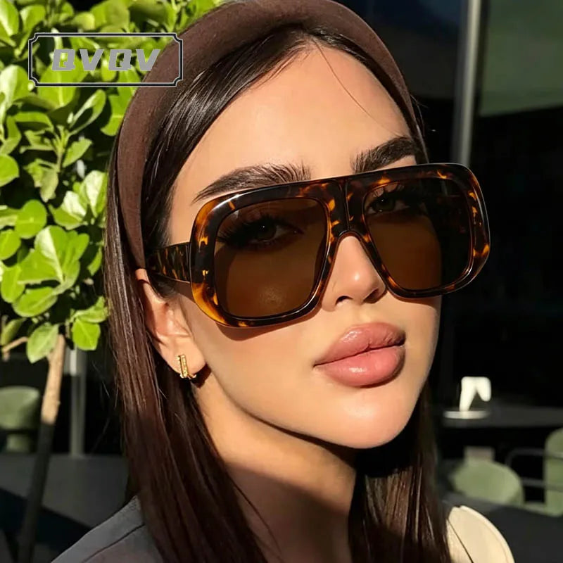 Oversized Square Gradient Sunglasses