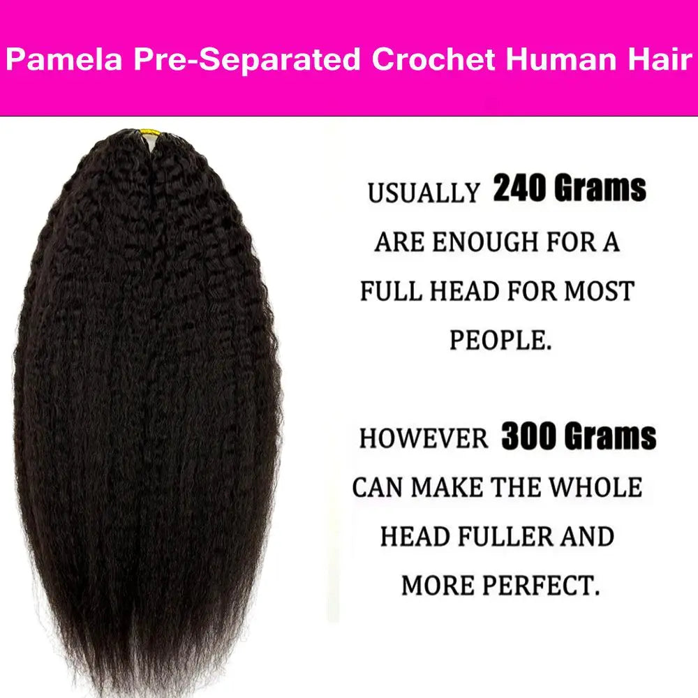 Premium Knotless Spiral Crochet Hair Extensions For Women