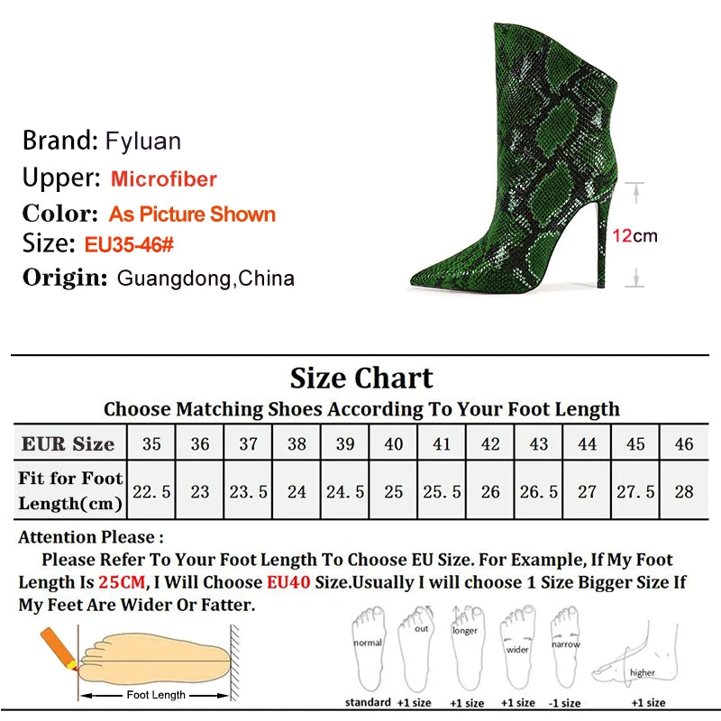 Green Patent Leather Pointed Toe Ankle Boots for Women