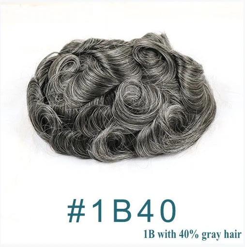 Natural Hairline Human Hair Skin Base Toupee for Women