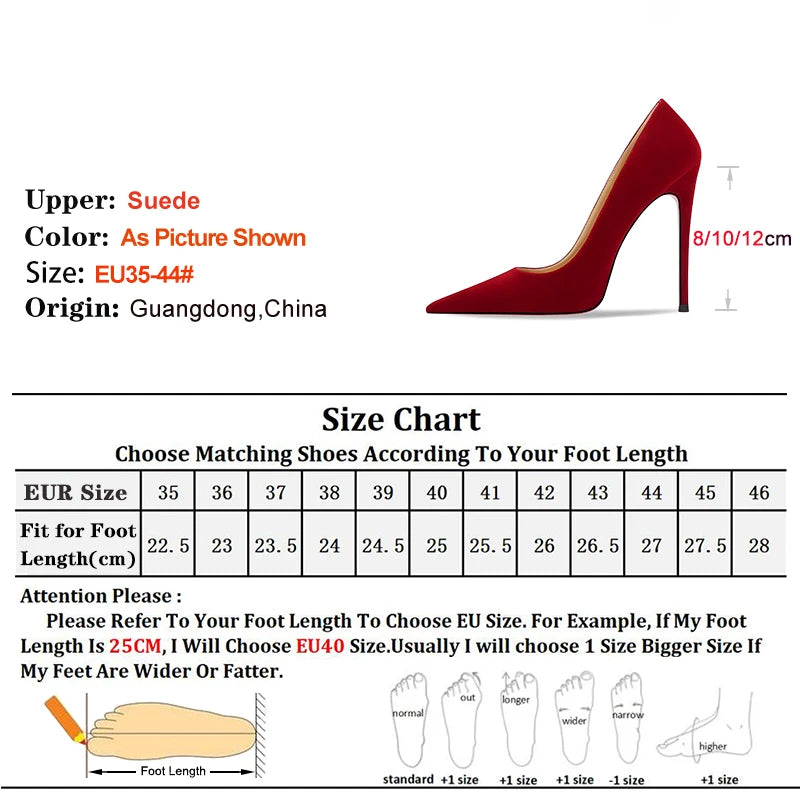 Pointed Toe Thin Heel Party Stiletto Pumps for Women