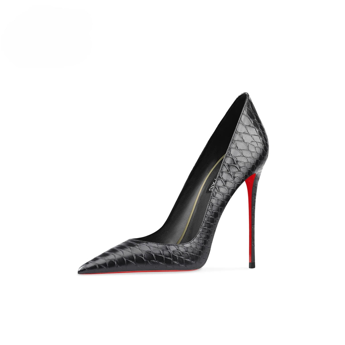 Snake Embossed Pointed Toe Stiletto Pumps for Women