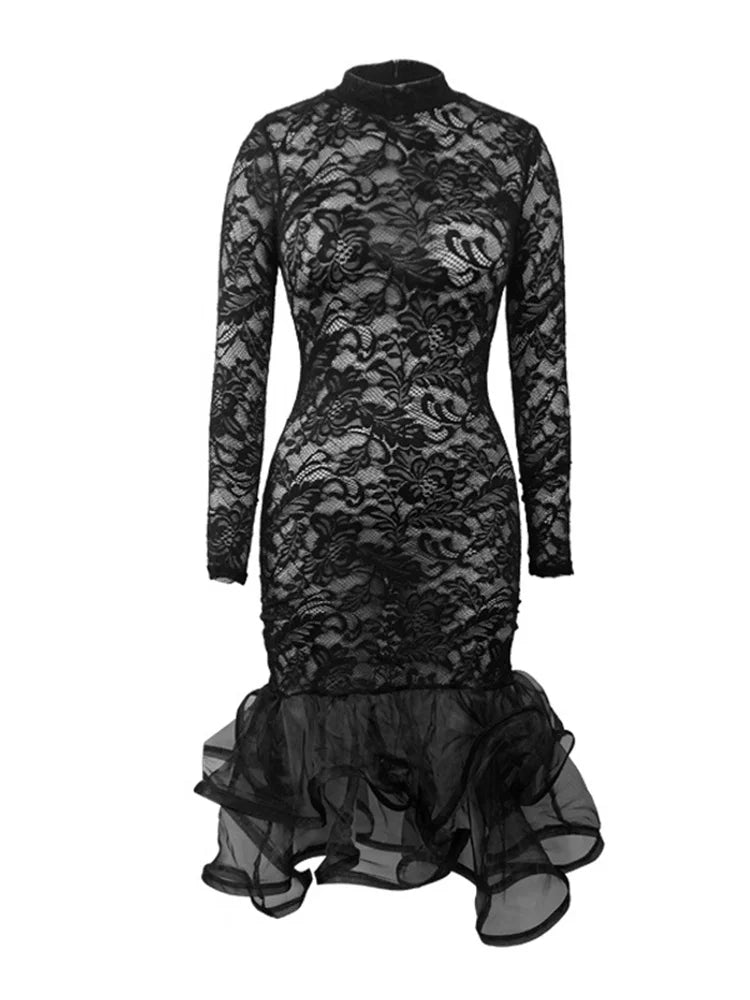 Wmstar Party Dress Women Sexy Hollow Out Bodycon Maxi Long Maxi Dress Hip Wrap Club Outfits New In Spring Wholesale Dropshipping