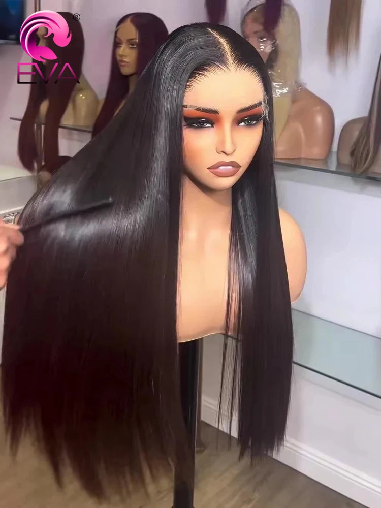 250% Density Hd Lace Wig Bone Straight 13x4 13x6 Lace Frontal Wigs Pre Plucked 5x5 6x6 HD Lace Closure Wigs Human Hair For Women