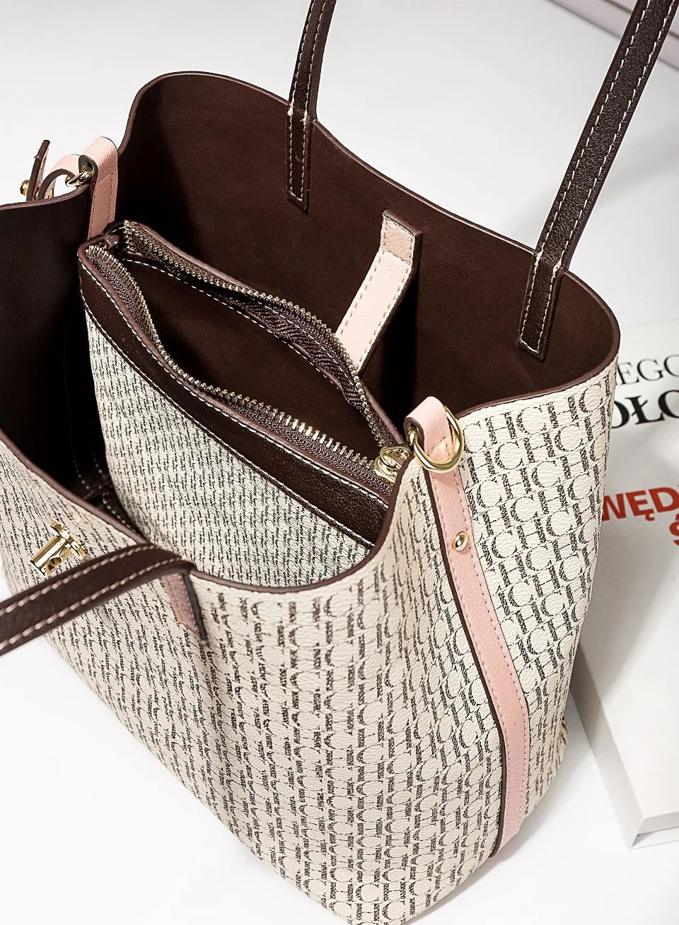 Classic PU Bucket Crossbody Handbag