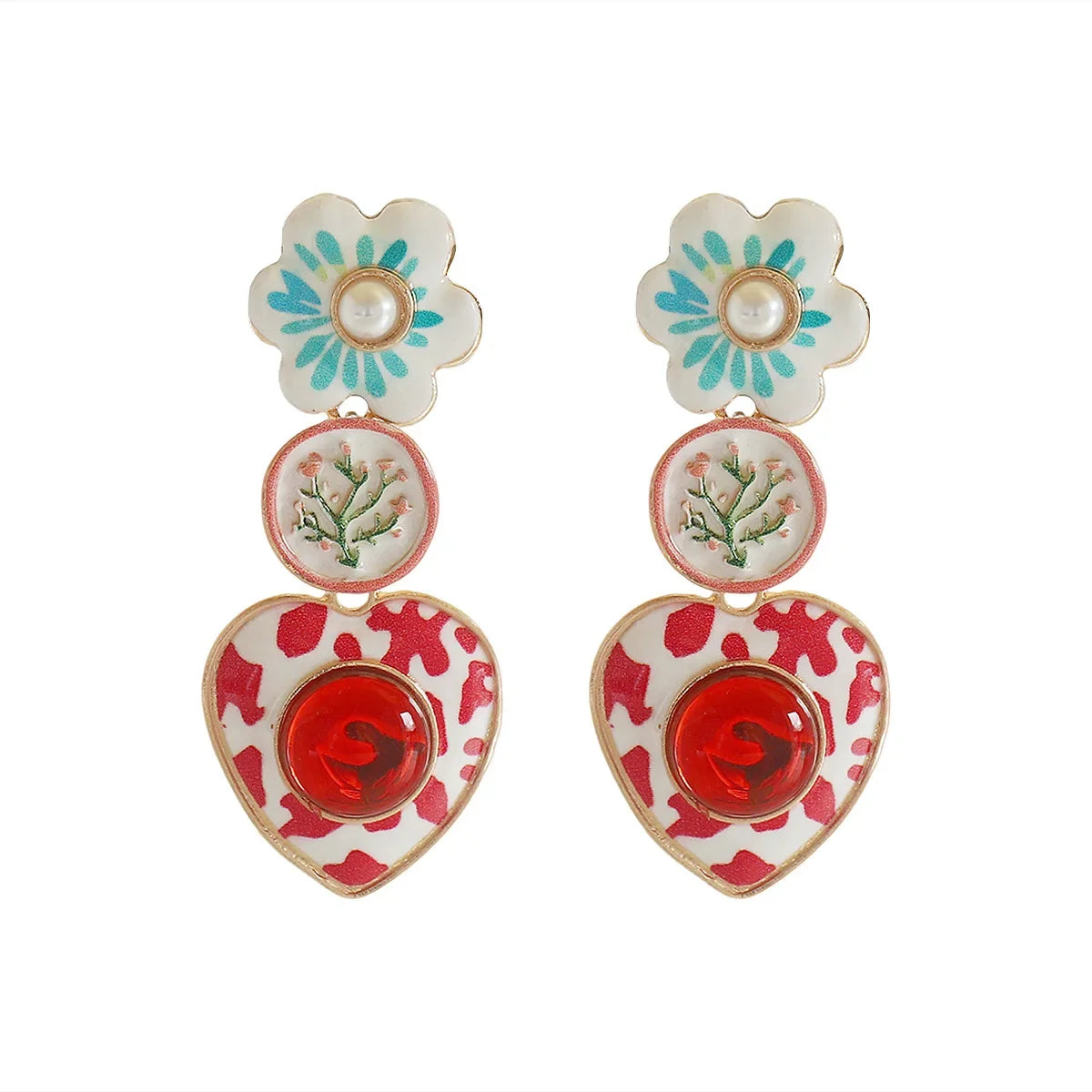 Medieval Enamel Jewelry Set