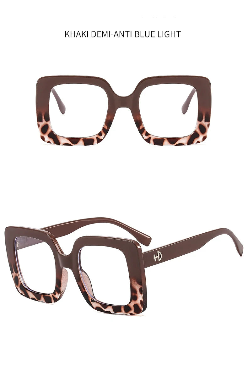 Oversized Blue Light Blocking Reading Glasses for Women