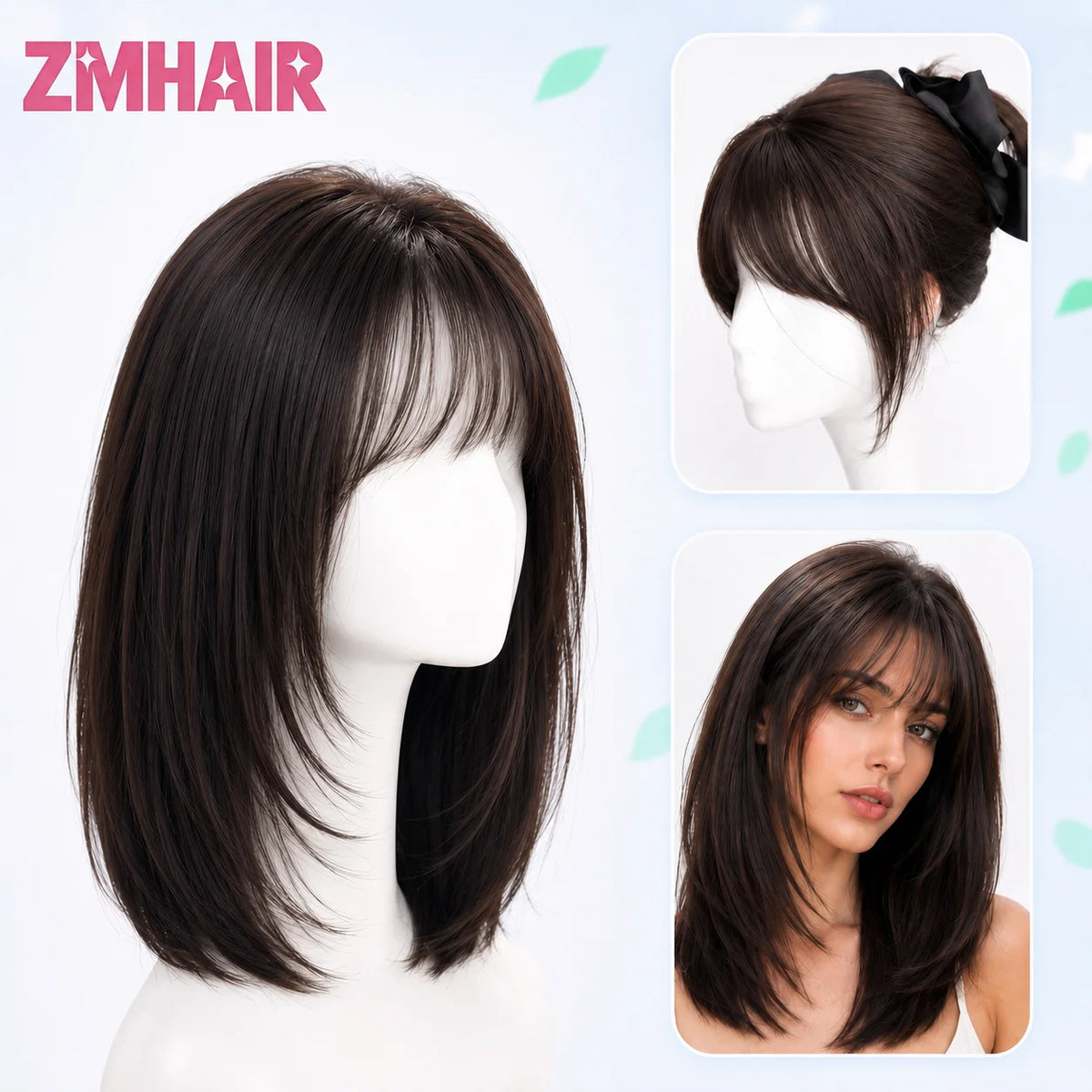Elegant Straight Silk Base Lace Front Wig For Women