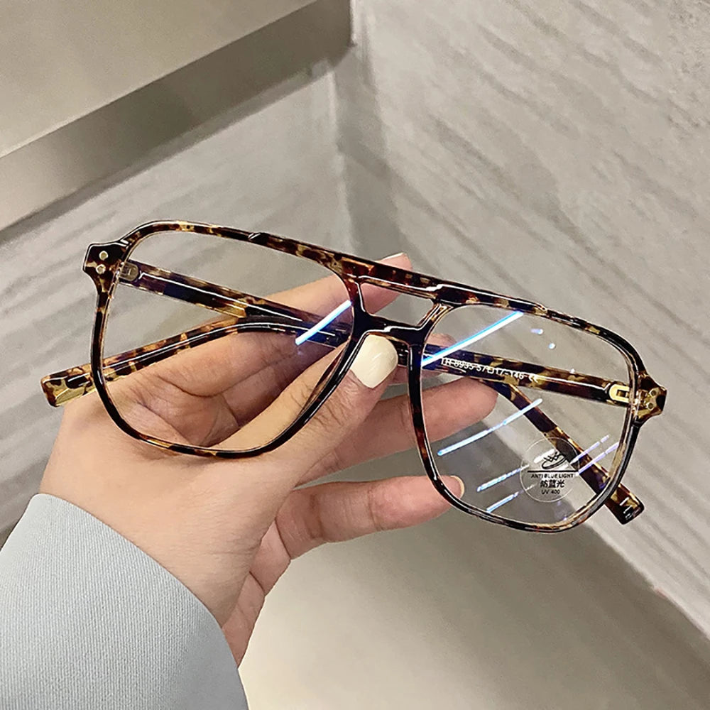 Retro Square Blue Light Blocking Glasses