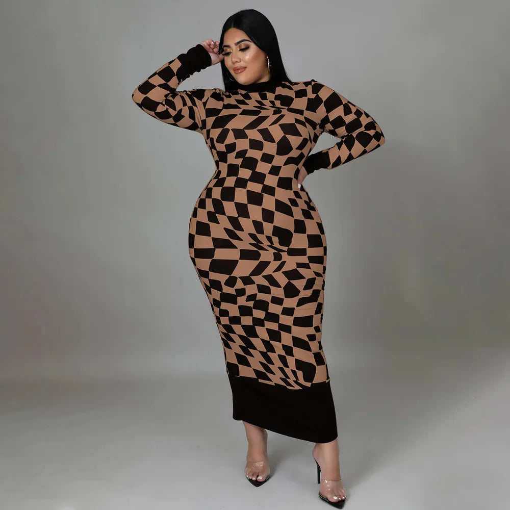 Colorful African Dashiki Print Traditional Dress for Women