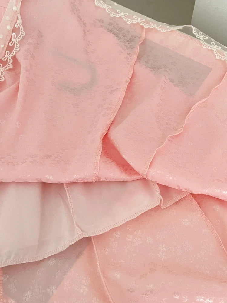 Off-Shoulder Lace Bow Dress