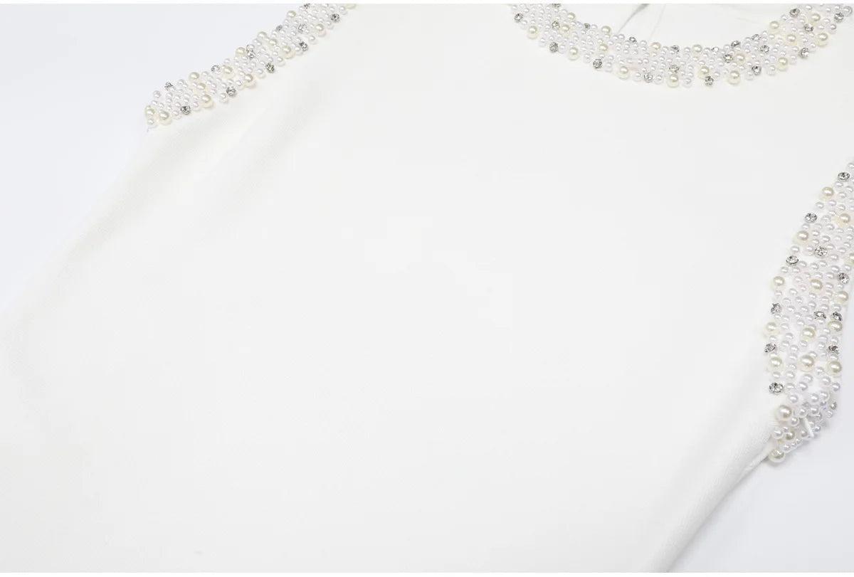 2026 Spring and Summer New High-end Heavily Rhinestone Sleeveless Maxi Dress Women's Fashion Slim-fit Elegant Party Gown Dresses