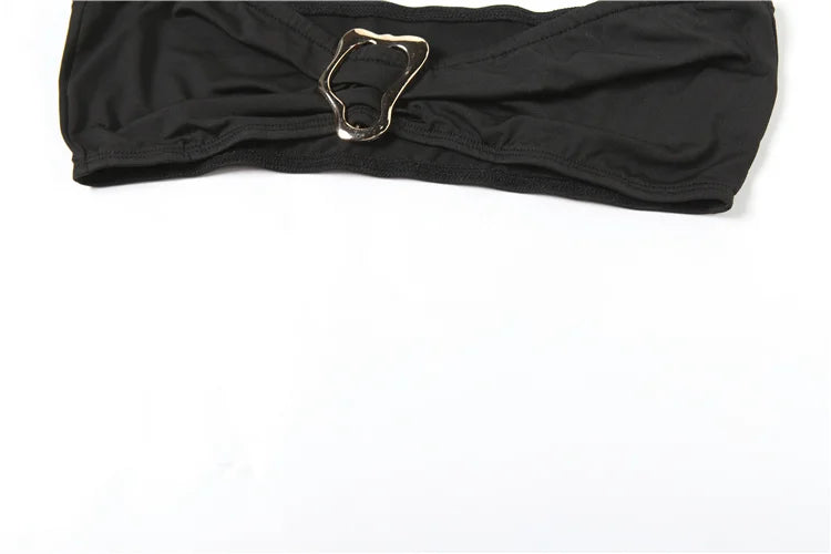 Pleated Backless Slim Romper Playsuit for Women Party Wear